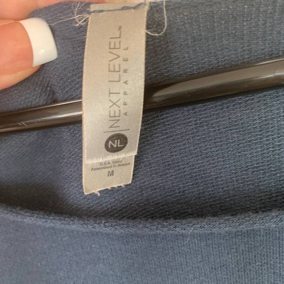 Next Level Off the Shoulders Elephant Sweatshirt - Picture 3 of 5